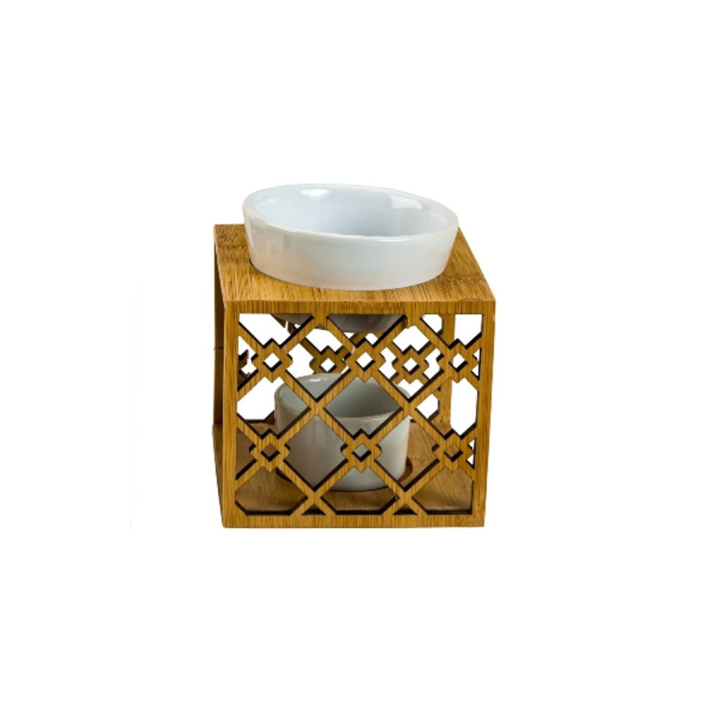 Royal Art Collection Αρωματιστής Ξύλινος Wax Melter Royal Art 10εκ. IKO3157A (Υλικό: Ξύλο) - Royal Art Collection - IKO3157A