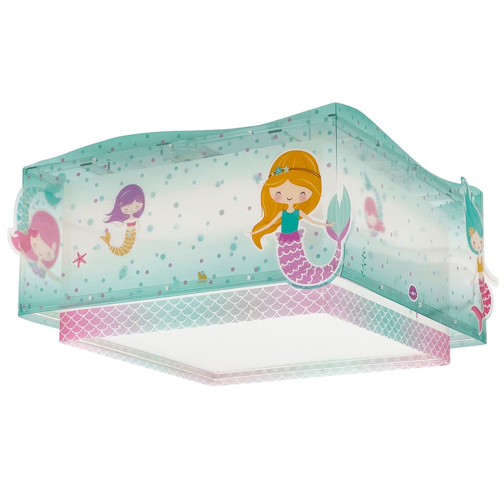 Φωτιστικό Οροφής Πλαφονιέρα Mermaids 33x16,5εκ. ANGO 63446 (Υλικό: Πλαστικό) - ango - ANGO_63446