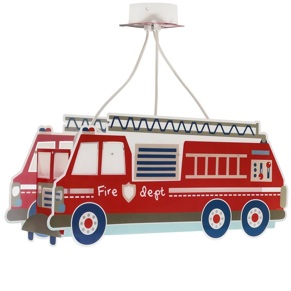 Φωτιστικό Οροφής 3Φωτο Firetruck 50x20x21εκ. ANGO 60610 (Υλικό: Πολυπροπυλένιο) - ango - ANGO_60610