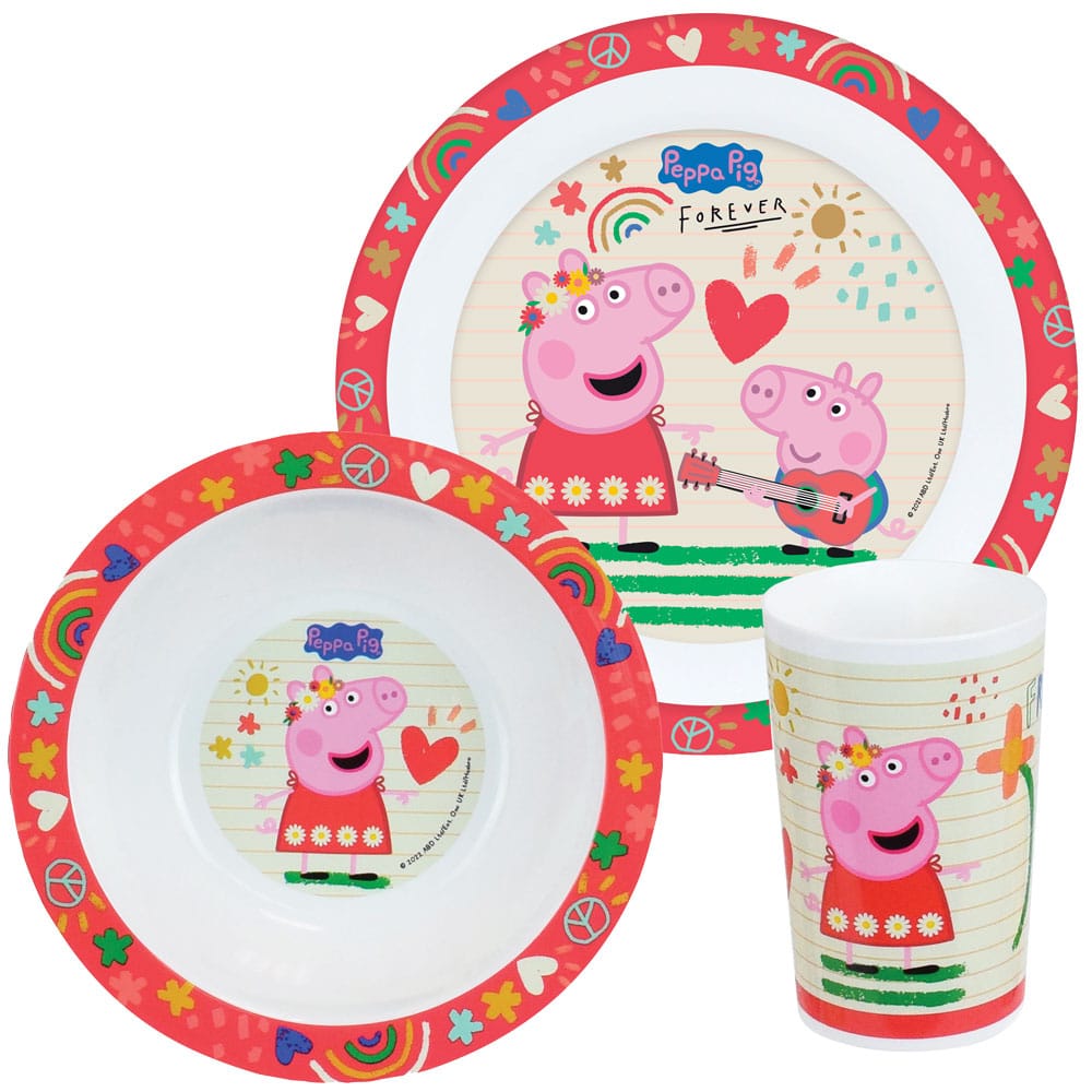 Παιδικό Σετ Φαγητού 3τμχ Peppa Pig ANGO 006105 (Υλικό: Πολυπροπυλένιο, Μέγεθος: Παιδικά) – ango – ANGO_006105