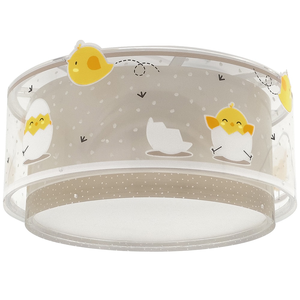 Φωτιστικό Οροφής Πλαφονιέρα Baby Chick 33x16,5εκ. ANGO 76876 (Υλικό: Πολυπροπυλένιο) - ango - ANGO_76876