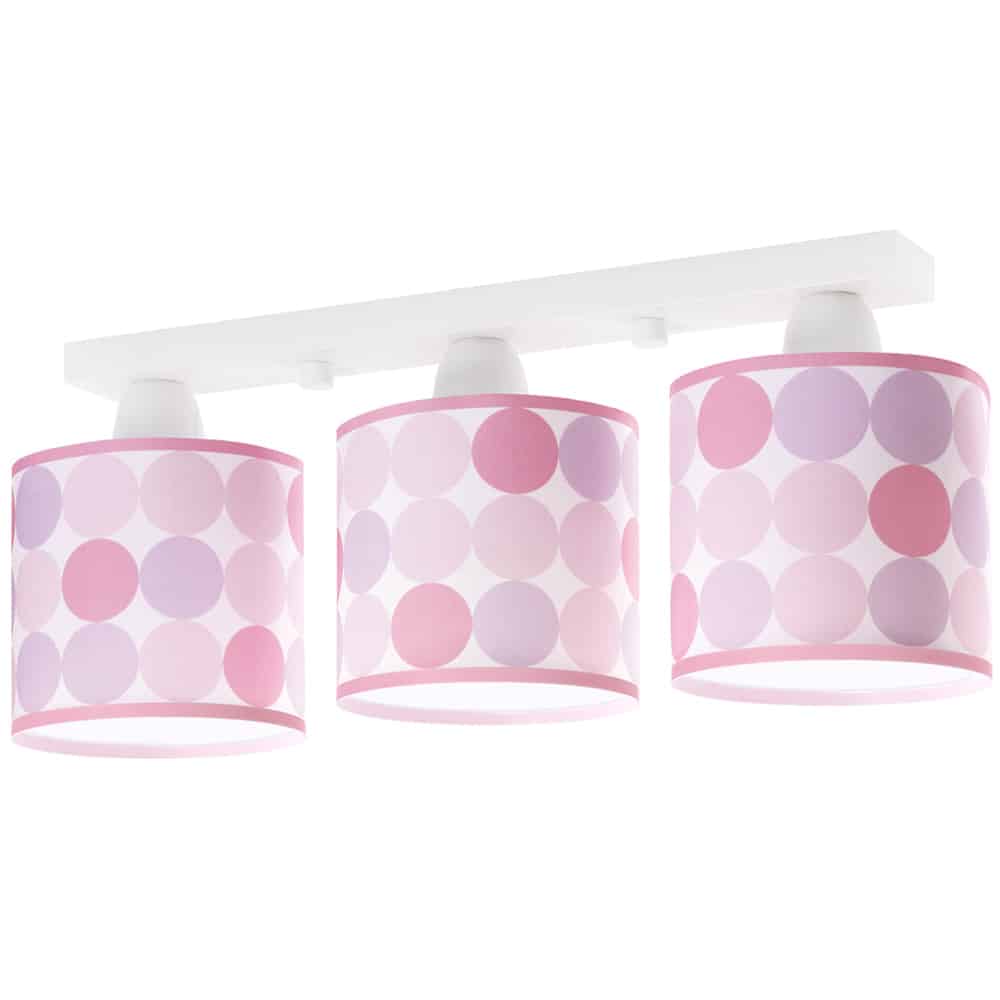 Φωτιστικό Οροφής 3Φωτο Colors Pink 50x14x20,5εκ. ANGO 62003S (Υλικό: Πολυπροπυλένιο, Χρώμα: Ροζ) – ango – ANGO_62003S