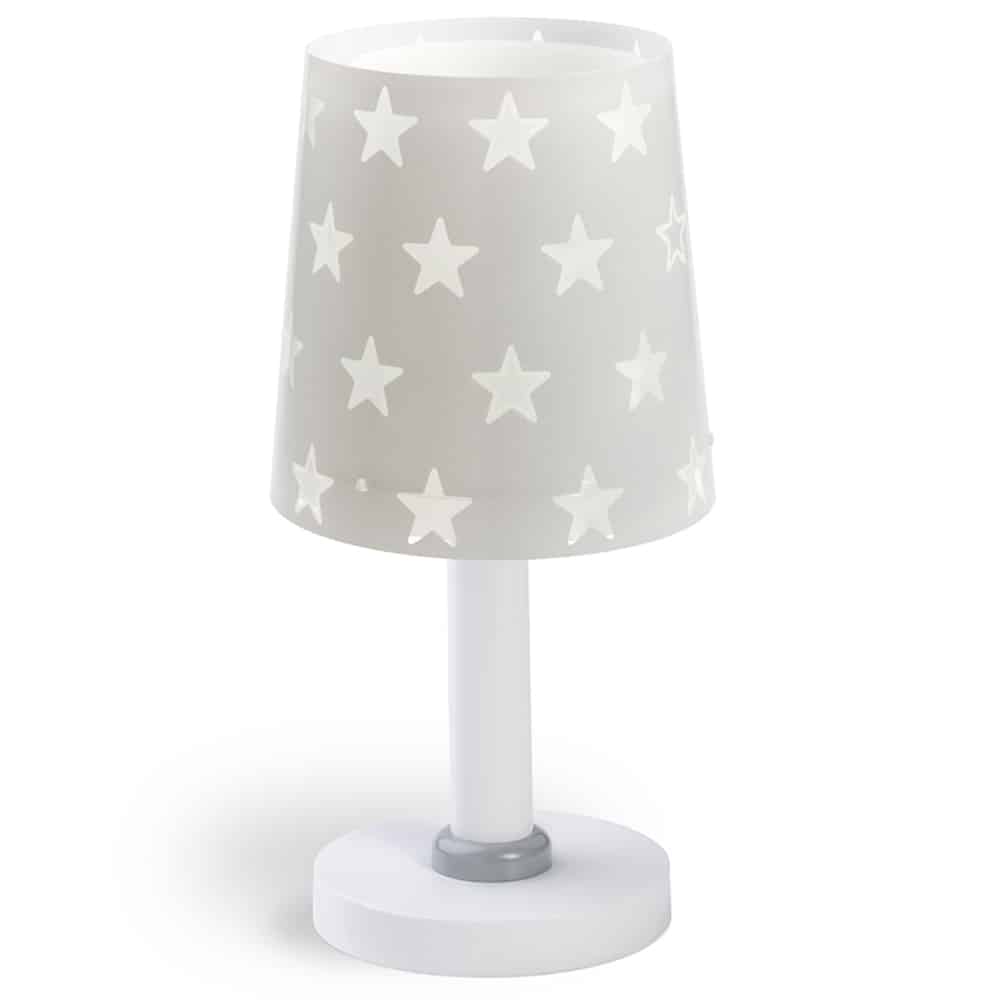 Φωτιστικό Επιτραπέζιο Stars Grey 15x30εκ. ANGO 81211E (Υλικό: Πολυπροπυλένιο, Χρώμα: Γκρι) - ango - ANGO_81211E