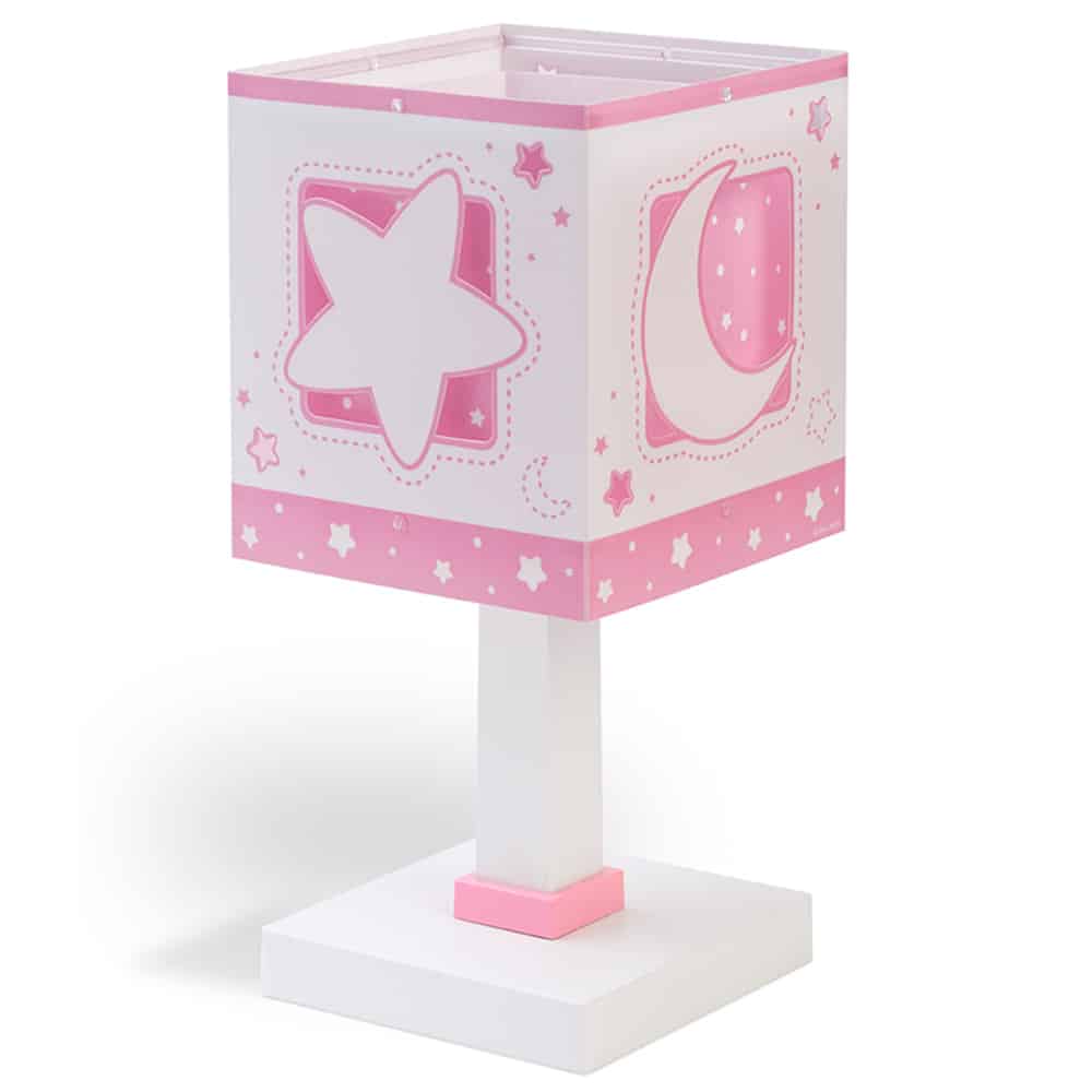 Φωτιστικό Επιτραπέζιο Moonlight Pink 13,5x30εκ. ANGO 63231S (Υλικό: Πολυπροπυλένιο, Χρώμα: Ροζ) - ango - ANGO_63231S