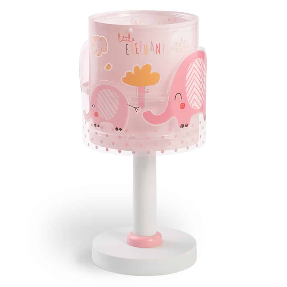Φωτιστικό Επιτραπέζιο Little Elephant Pink 15x30εκ. ANGO 61331S (Υλικό: Πολυπροπυλένιο, Χρώμα: Ροζ) - ango - ANGO_61331S