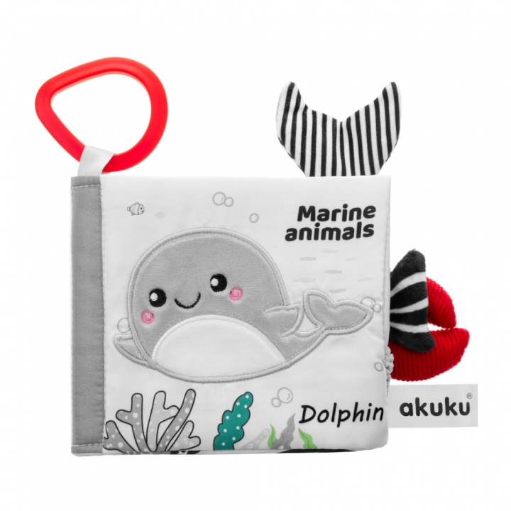 akuku Μαλακό Βιβλιαράκι Marine Animals akuku A0480 - akuku - A0480