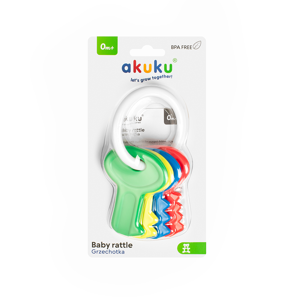 Κουδουνίστρα Πολύχρωμα Κλειδιά akuku A0681 - akuku - A0681