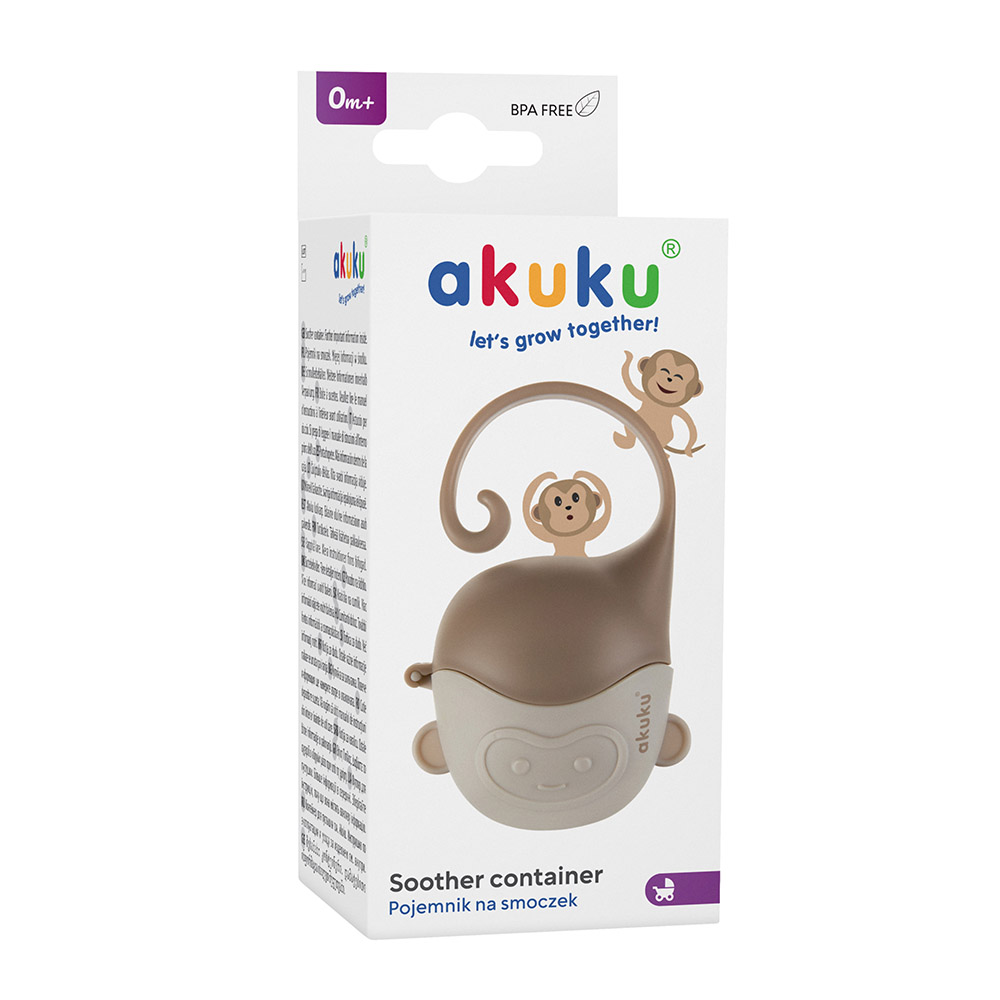 akuku Θήκη Πιπίλας Μαϊμουδάκι Akuku A0688 (Χρώμα: Μπεζ) - akuku - A0688