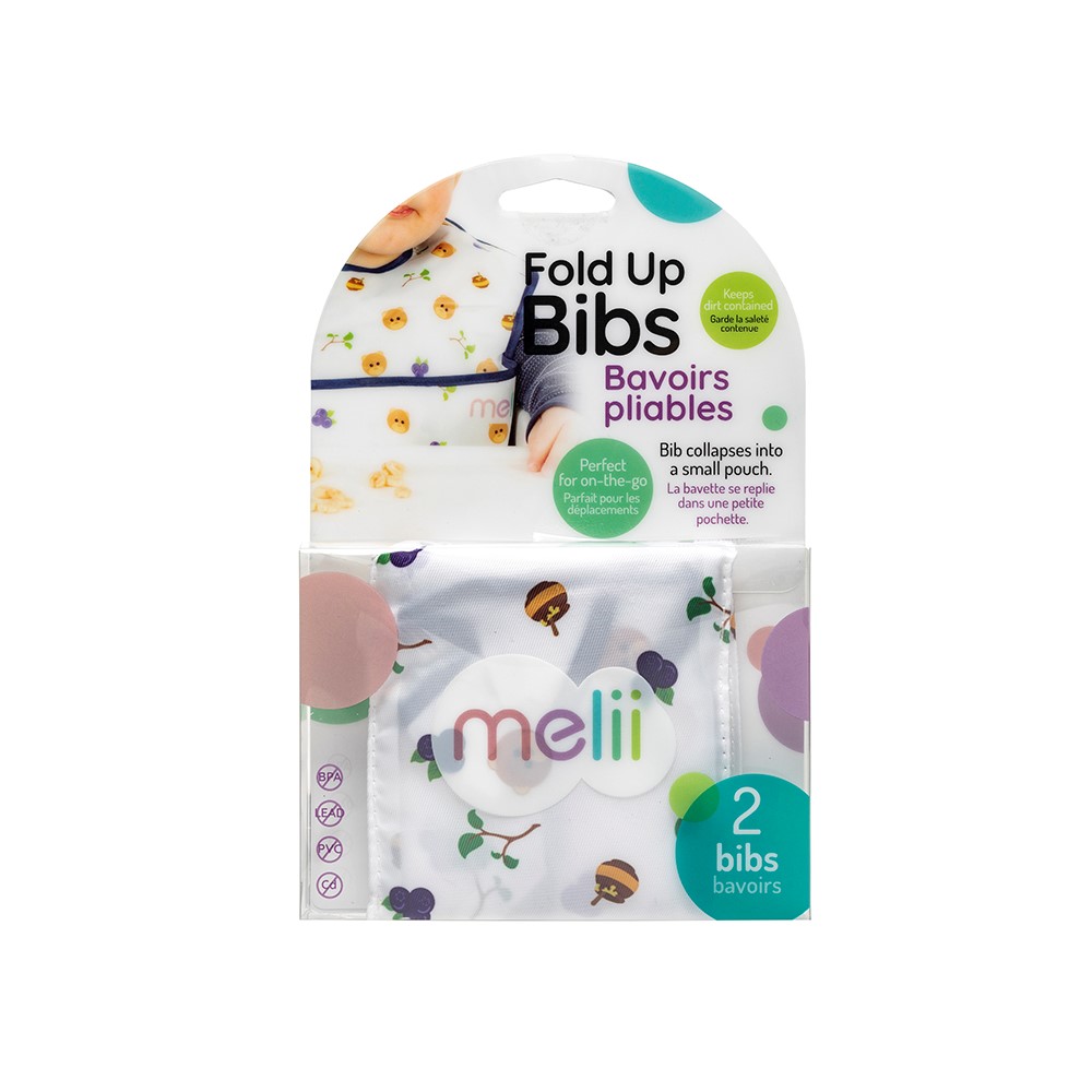 Σετ 2τμχ Σαλιάρες Με Θήκη Μεταφοράς Bear Melii MEL13900 - Melii - MEL13900