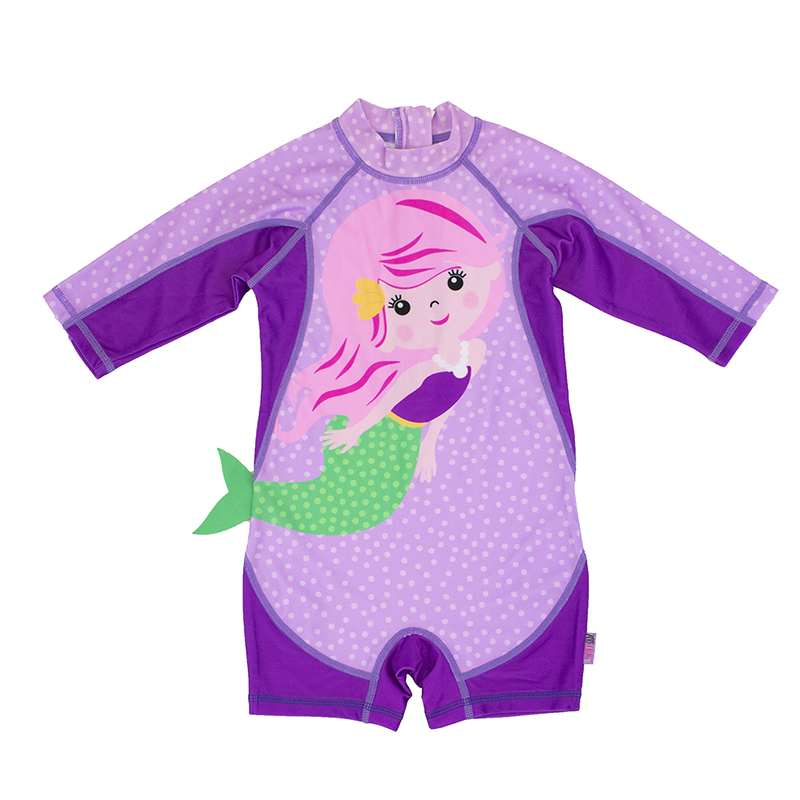 Ολόσωμο Μαγιό Surf Suit 12-24μηνών UPF50 Mermaid Zoocchini ZOO12413 (Μέγεθος: 12-24 Μηνών) - Zoocchini - ZOO12413-12-24M