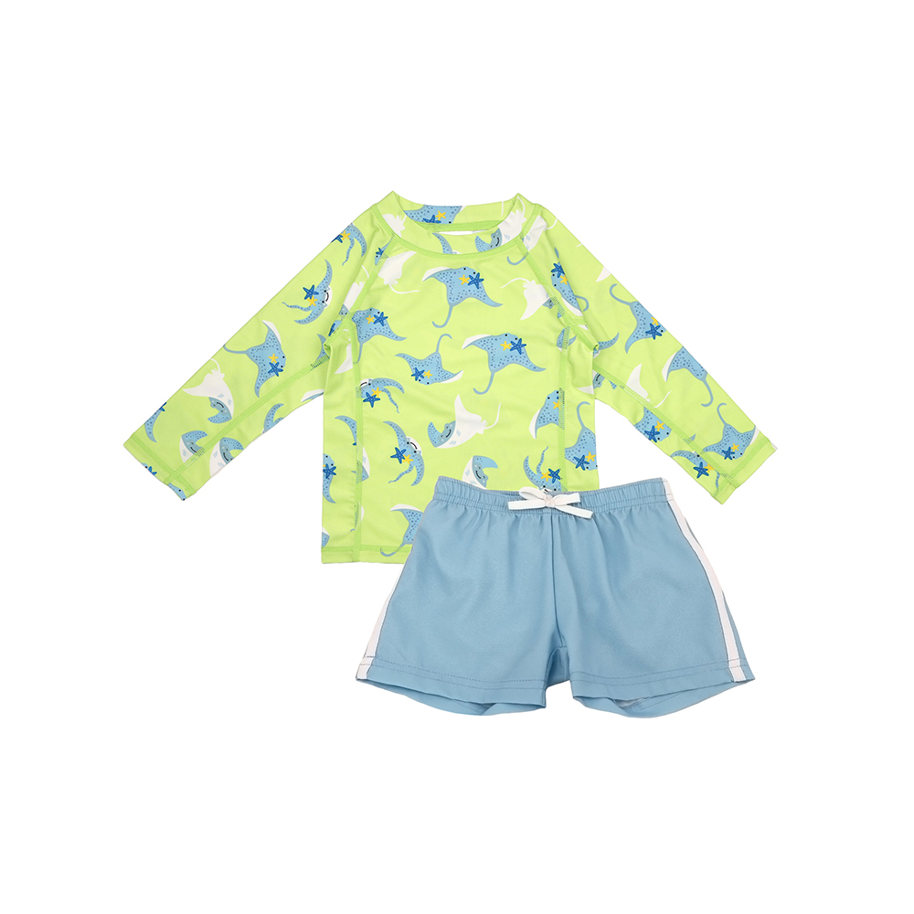 Σετ Μαγιό Σορτς Με Μπλούζα UV 4 Ετών Stingray Zoocchini ZOO16401 (Μέγεθος: 4 Ετών) - Zoocchini - ZOO16401-4T