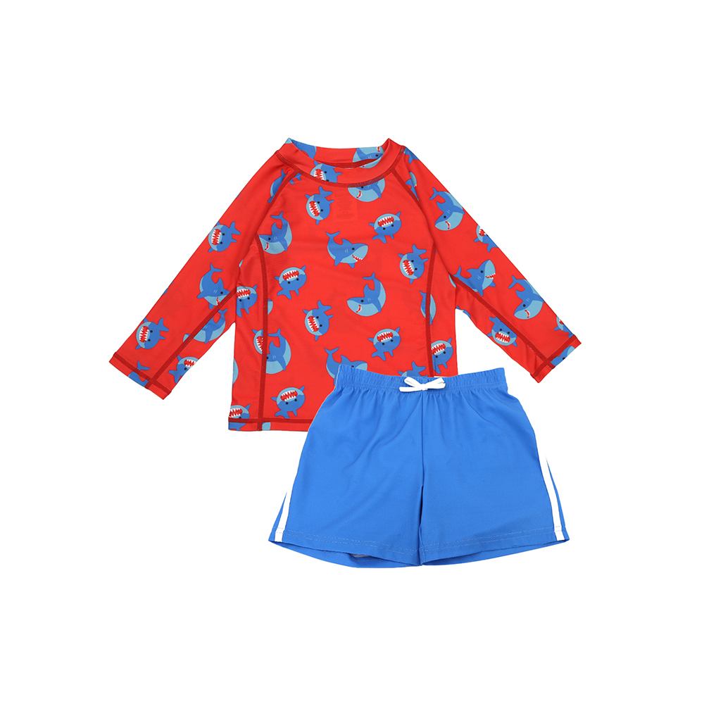 Σετ Μαγιό Σορτς Με Μπλούζα UV 12-24μηνών Shark Zoocchini ZOO16403 (Μέγεθος: 12-24 Μηνών) - Zoocchini - ZOO16403-12-24M