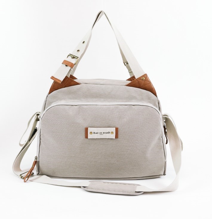 Baby on Board Paris Τσάντα Με Αλλαξιέρα Tote Bag Soft Grey BoB Paris BOB-216730_005 (Χρώμα: Γκρι) - Baby on Board Paris - BOB-216730_005