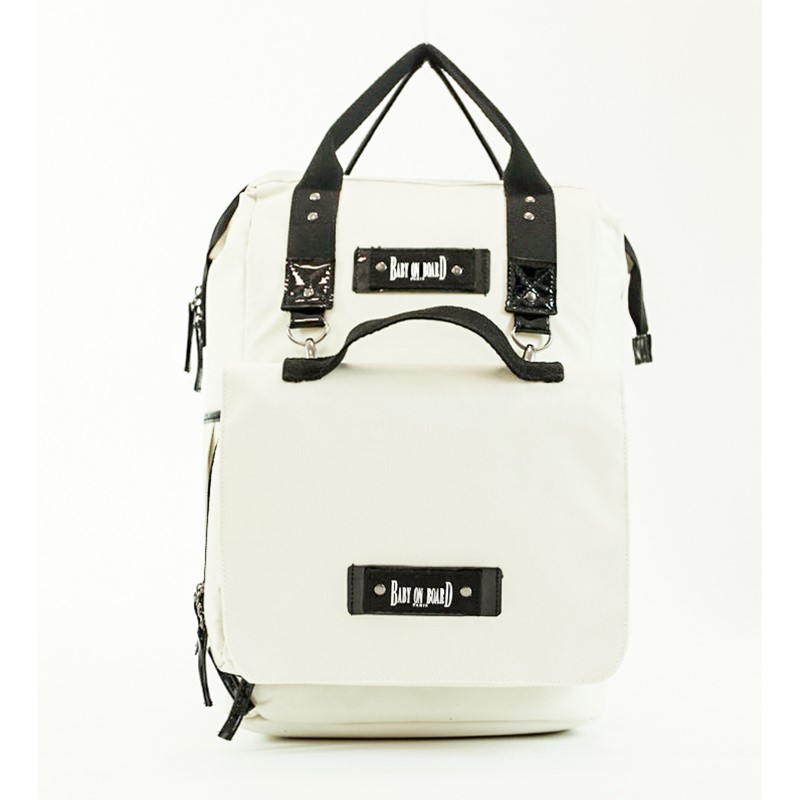 Baby on Board Paris Τσάντα Backpack 27x16x44εκ. Με Αλλαξιέρα EVA Camille Ivory BoB Paris BOB-300100_001 (Χρώμα: Ιβουάρ) - Baby on Board Paris - BOB-300100_001