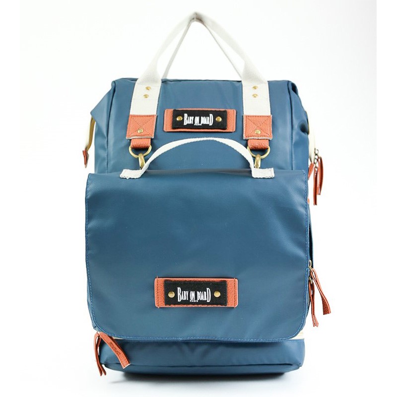 Baby on Board Paris Τσάντα Backpack 27x16x44εκ. Με Αλλαξιέρα EVA Camille Ocean BoB Paris BOB-300100_002 (Χρώμα: Μπλε) - Baby on Board Paris - BOB-300100_002