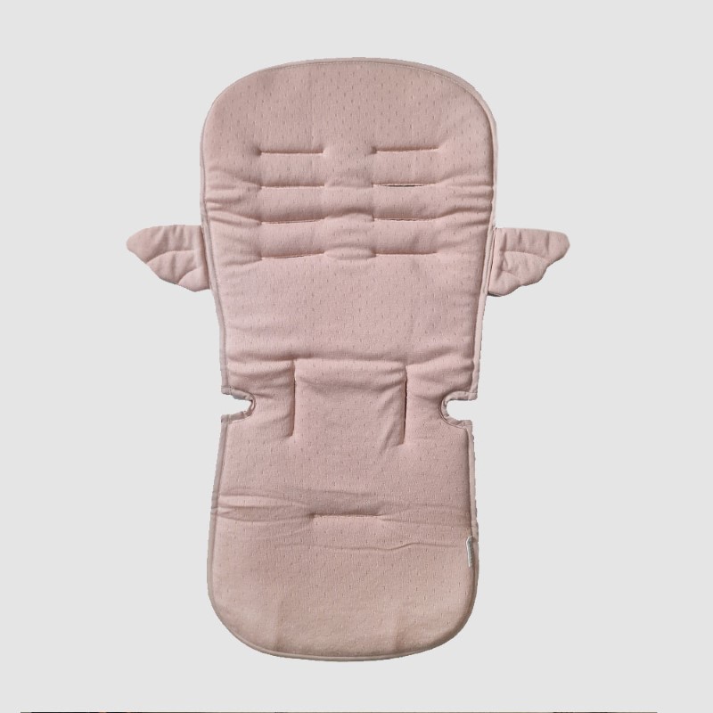 Minene Κάλυμμα Καροτσιού Βαμβακερό 35x75εκ. Pointel Pink Minene 14315001650OS (Ύφασμα: Βαμβάκι 100%, Χρώμα: Ροζ) - Minene - 14315001650OS