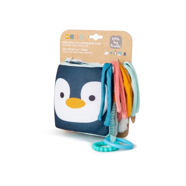 Little Big Friends Βιβλιαράκι Μαλακό Δραστηριοτήτων Ocean 16x15x5εκ. Baby To Love Little Big Friends BTL303976 - Little Big Friends - BTL303976