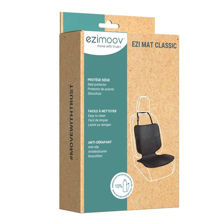 ezimoov Ezi – Mat Για Κάθισμα Αυτοκινήτου Μαύρο Polyester 85x45εκ. Ezimoov EZ-1202 (Ύφασμα: Polyester, Χρώμα: Μαύρο) - ezimoov - EZ-1202
