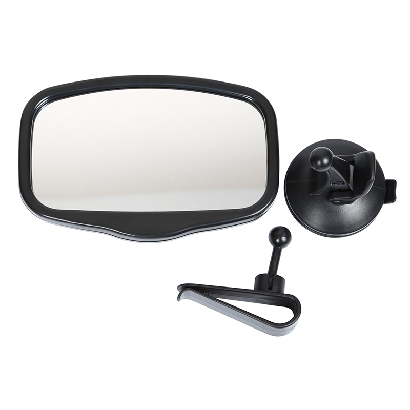 babywise Καθρέπτης Αυτοκινήτου Middle 2 in 1 Baby Mirror Black Babywise BW006 (Χρώμα: Μαύρο) - babywise - BW006