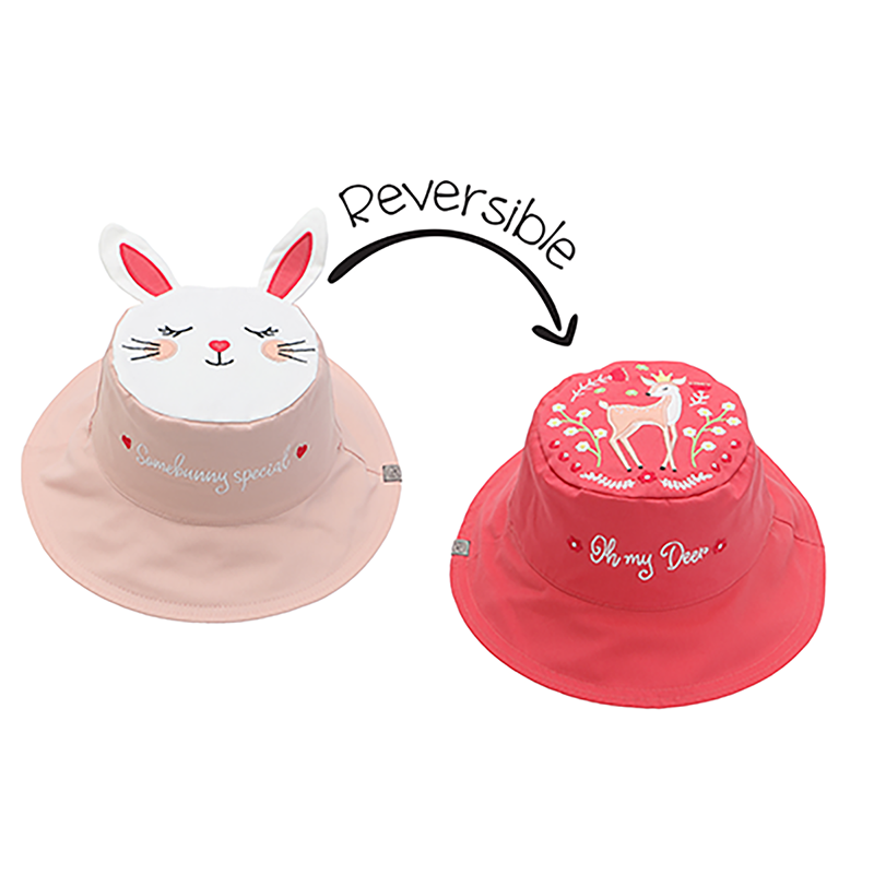 Καπέλο Διπλής Όψης UPF50 4-6Ετών Bunny-Deer FlapJackKids FJKSH819L (Μέγεθος: 4-6 Ετών) - FlapJackKids - FJKSH819L