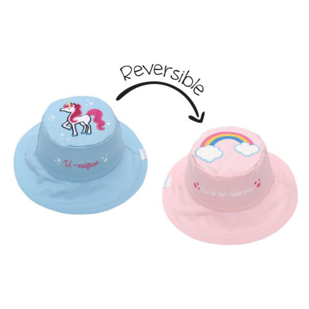 Καπέλο Διπλής Όψης UPF50 2-4Ετών Μονόκερος FlapJackKids FJKSH496M (Μέγεθος: 2-4 Ετών) - FlapJackKids - FJKSH496M