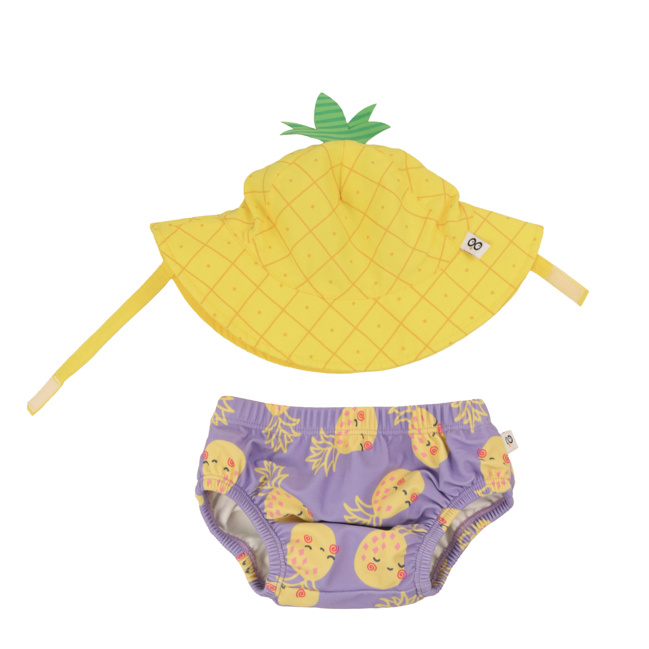 Σετ Μαγιό Πάνα Με Καπέλο UPF50 12-24μηνών Pineapple Punch Zoocchini ZOO12019L (Μέγεθος: 12-24 Μηνών) - Zoocchini - ZOO12019L