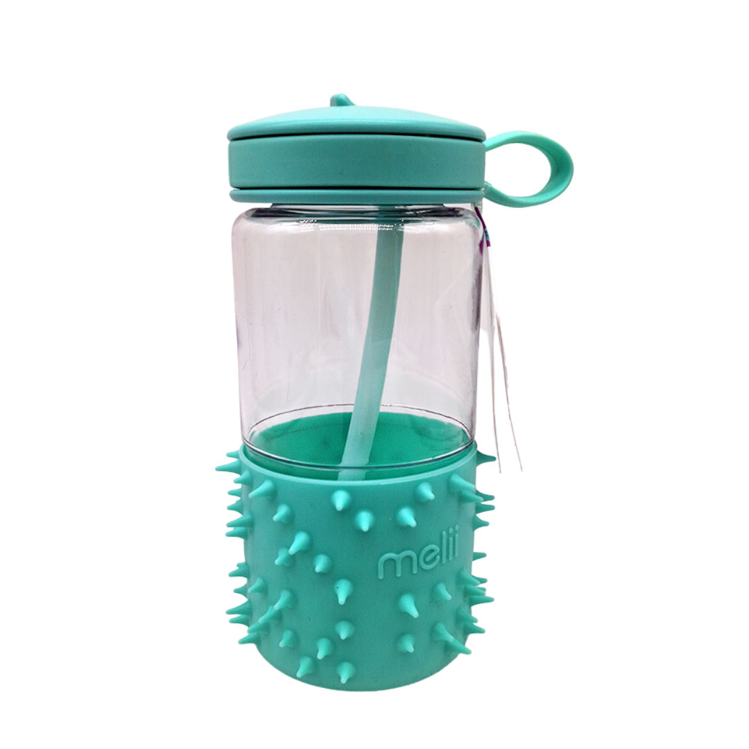 Melii Παγούρι Σιλικόνης-Tritan Spikey Mint 503ml Melii MEL13311 (Υλικό: Σιλικόνη, Χρώμα: Μέντα) - Melii - MEL13311