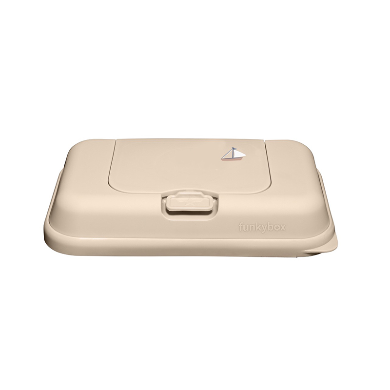 Funkybox Θήκη Για Μωρομάντηλα To Go Beige Boat Funkybox FBTG64 (Χρώμα: Μπεζ) - Funkybox - FBTG64
