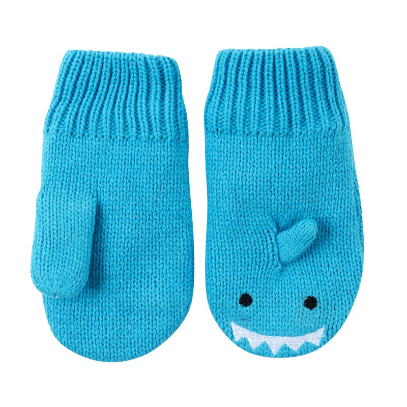 Zoocchini Γάντια 12-24 Μηνών Sherman the Shark Zoocchini ZOO11601-12-24M (Χρώμα: Μπλε) - Zoocchini - ZOO11601-12-24M