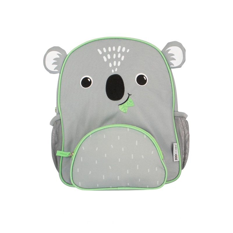 Zoocchini Backpack Φιλαράκια 26x10x33εκ. Kai the Koala Zoocchini ZOO28009 (Χρώμα: Γκρι) - Zoocchini - ZOO28009