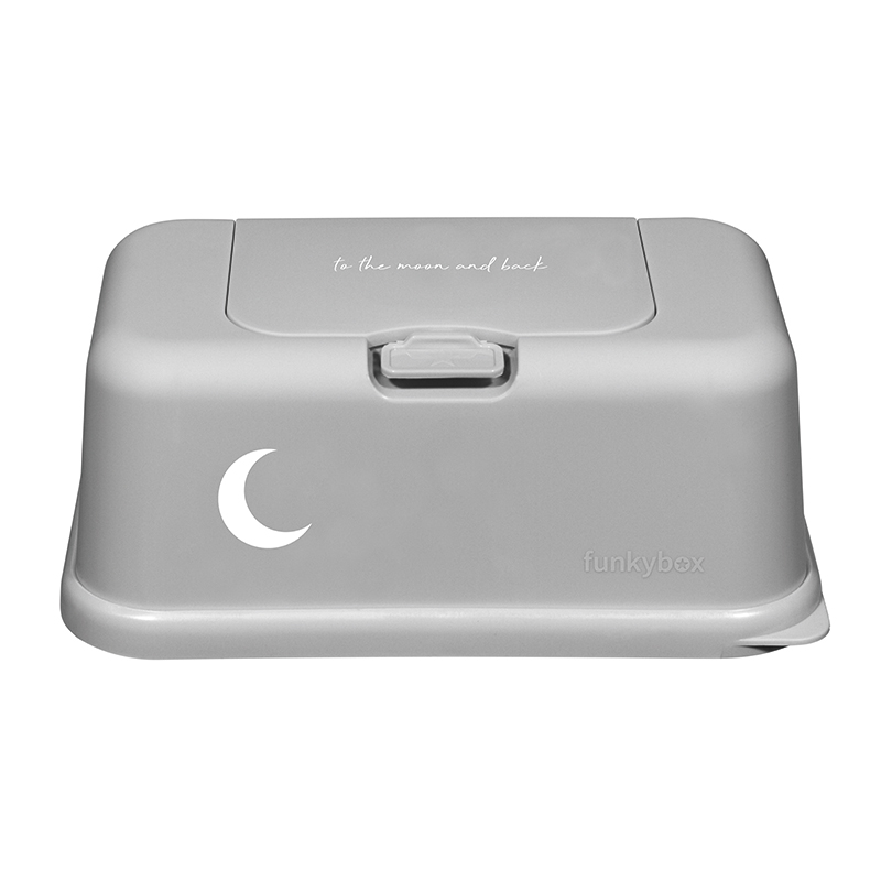 Funkybox Θήκη Για Μωρομάντηλα Soft Grey Moon Funkybox FB58 (Χρώμα: Γκρι) - Funkybox - FB58