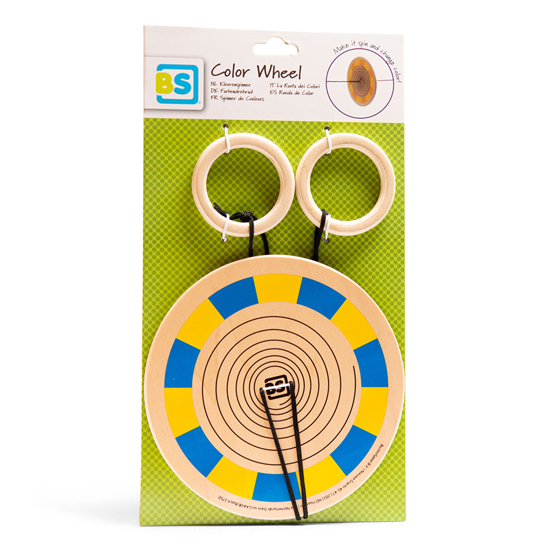 Bs Toys Τροχός Ξύλινος Χρωματιστός Bs Toys GA448 - Bs Toys - GA448