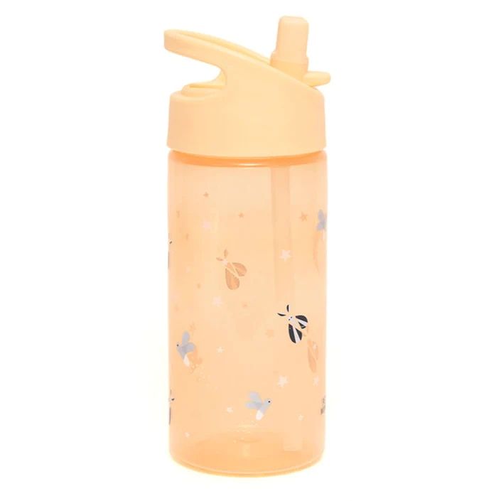 Petit Monkey Παγούρι Με Καλαμάκι Tritan Fox & Fireflies 380ml Petit Monkey PTM-DB40 (Χρώμα: Ώχρα, Υλικό: Tritan) - Petit Monkey - PTM-DB40