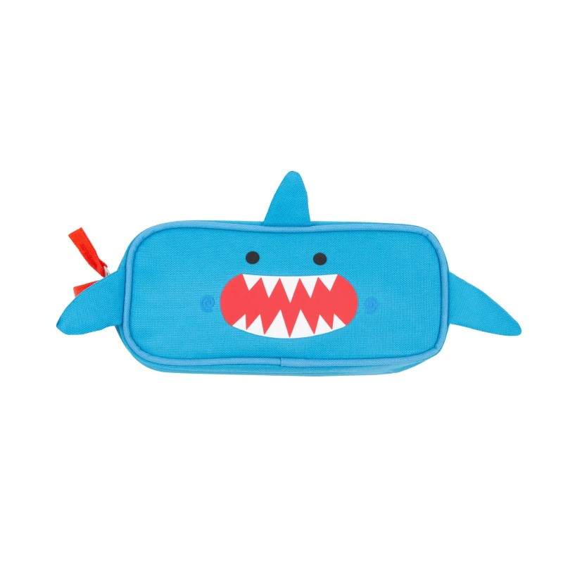 Zoocchini Κασετίνα Polyester 19x6x8εκ. Sherman the Shark Zoocchini ZOO28202 (Χρώμα: Μπλε) - Zoocchini - ZOO28202