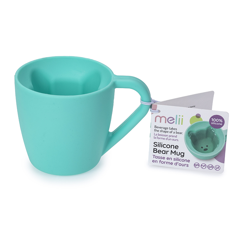 Κούπα Σιλικόνης 145ml Αρκουδάκι Blue Melli MEL13400 (Υλικό: Σιλικόνη, Χρώμα: Μπλε) - Melii - MEL13400