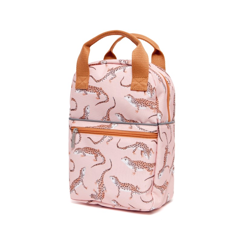Petit Monkey Backpack Παιδικό 20x10x29εκ. Leopard Gecko Petit Monkey PTM-BP8-S (Χρώμα: Ροζ) - Petit Monkey - PTM-BP8-S