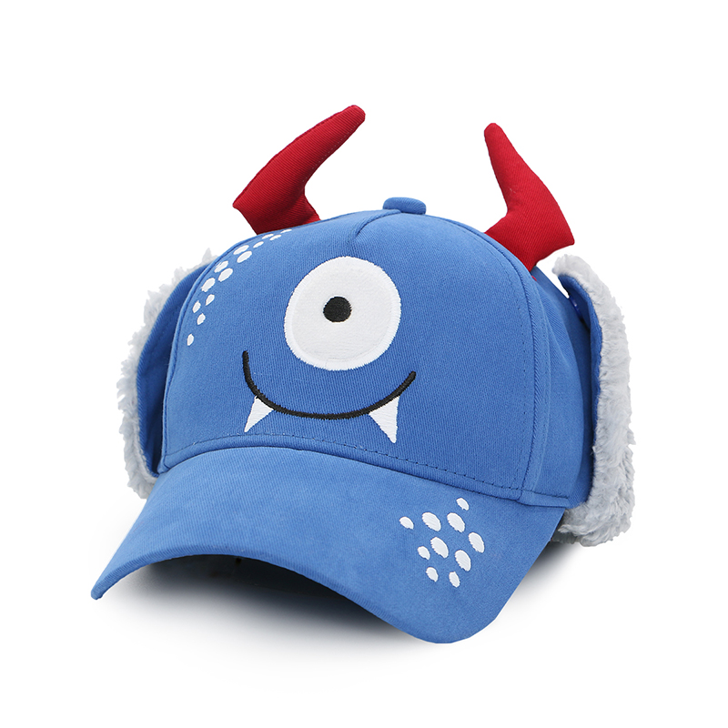 FlapJackKids Τζόκεϋ Χειμωνιάτικο 4-6 Ετών Monster FlapJackKids FJKWC731L (Ύφασμα: Βαμβάκι 100%, Χρώμα: Λευκό) - FlapJackKids - FJKWC731L