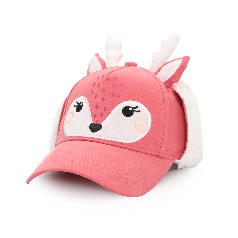 FlapJackKids Τζόκεϋ Χειμωνιάτικο 4-6 Ετών Deer FlapJackKids FJKWC723L (Ύφασμα: Βαμβάκι 100%, Χρώμα: Λευκό) - FlapJackKids - FJKWC723L