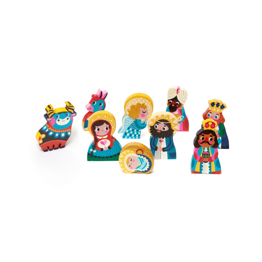 Petit Monkey Φιγούρες Φάτνης Ξύλινες 1,2x8εκ. Petit Monkey PTM-WF2 - Petit Monkey - PTM-WF2