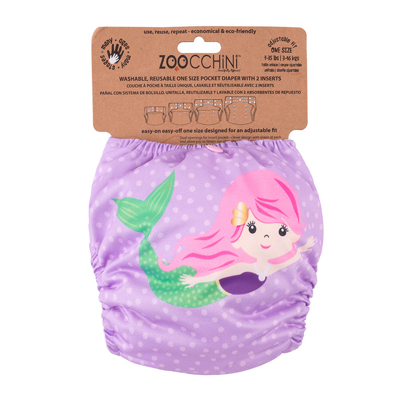 Zoocchini Πλενόμενη Πάνα Γοργόνα Zoocchini ZOO13803 - Zoocchini - ZOO13803