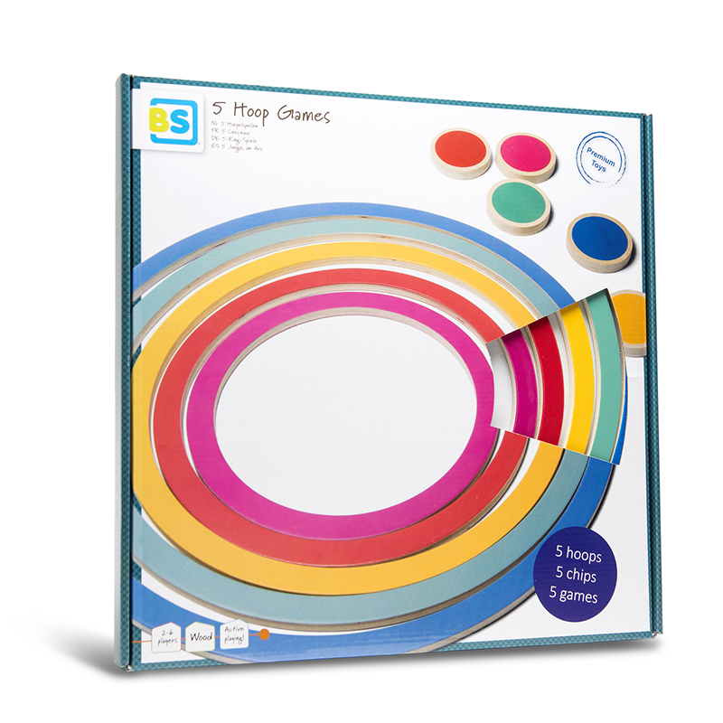 Bs Toys Ξύλινα Τσέρκια Hoop Games BS Toys GA395 - Bs Toys - GA395