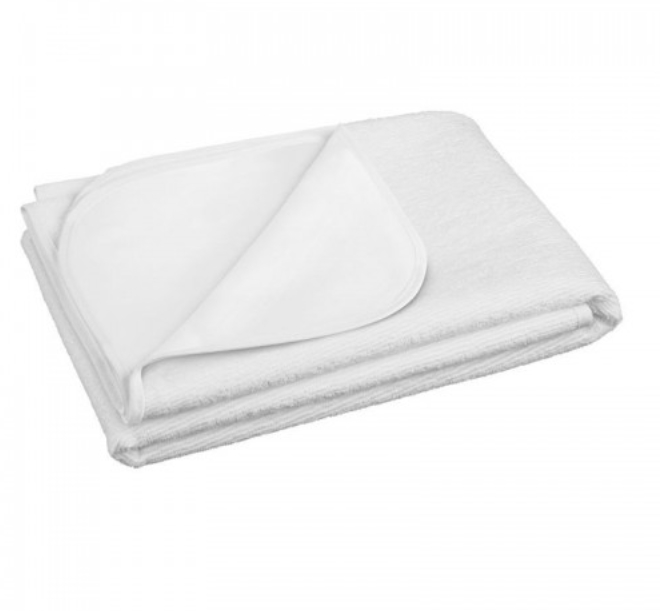 Σελτεδάκι Πολυχρηστικό Αδιάβροχο 70x140 akuku A1282 (Ύφασμα: Βαμβάκι 100%, Χρώμα: Λευκό) - akuku - A1282