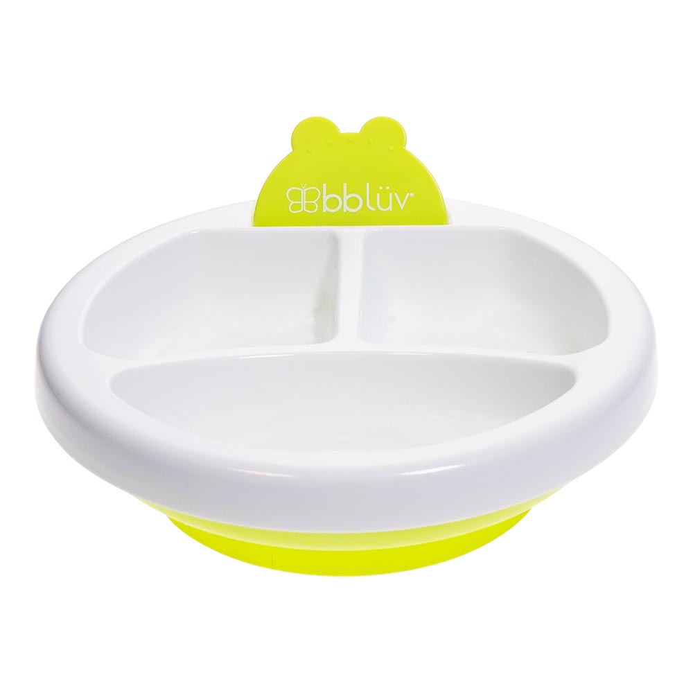 Bbluv Πιάτο Θερμαινόμενο Σιλικόνης Plato Πράσινο 18,4x5,7εκ. Bbluv B0107-L (Υλικό: Σιλικόνη, Χρώμα: Πράσινο ) - Bbluv - B0107-L