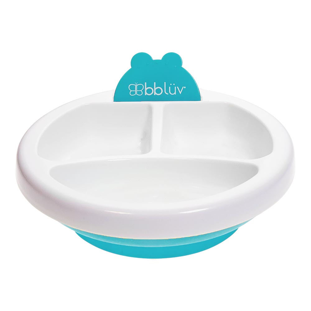 Bbluv Πιάτο Θερμαινόμενο Σιλικόνης Plato Τυρκουάζ 18,4x5,7εκ. Bbluv B0107-B (Υλικό: Σιλικόνη, Χρώμα: Τυρκουάζ) - Bbluv - B0107-B