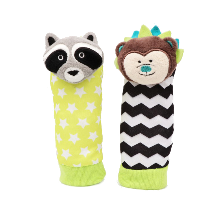 Bbluv Ζεύγος Καλτσάκια Με Κουδουνίστρα Σκαντζόχοιρος-Ρακούν Bbluv B0141 (Μέγεθος: 0+) - Bbluv - B0141