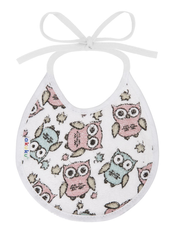 Σαλιάρα Βαμβακερή Αδιάβροχη Με Δέσιμο akuku A1600 (Ύφασμα: Βαμβάκι 100%)...