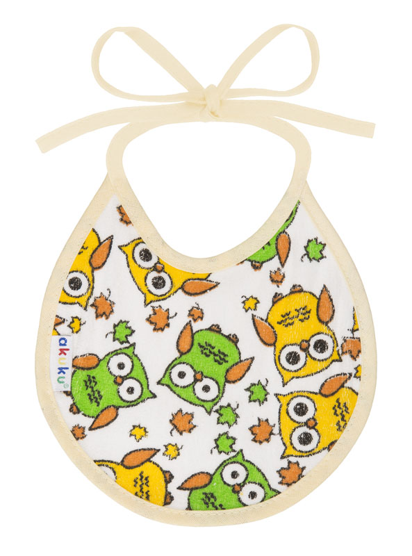 Σαλιάρα Βαμβακερή Αδιάβροχη Με Δέσιμο akuku A1600 (Ύφασμα: Βαμβάκι 100%)...