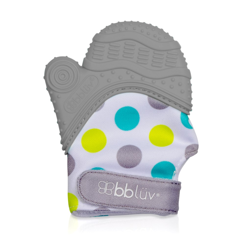 Bbluv Γάντι Οδοντοφυΐας Γκρι 7,6x10,7x2εκ. Bbluv Gluv B0150-G (Χρώμα: Γκρι) - Bbluv - B0150-G