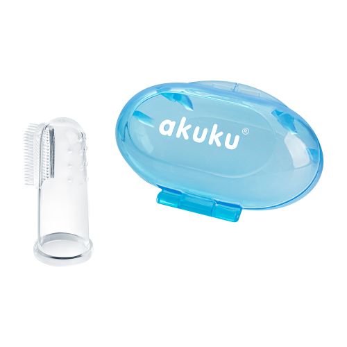 akuku Mini Οδοντόβουρτσα Για Ούλα Σιλικόνης Γαλάζια akuku A0263-BLUE (Υλικό: Σιλικόνη, Χρώμα: Γαλάζιο ) - akuku - A0263-BLUE