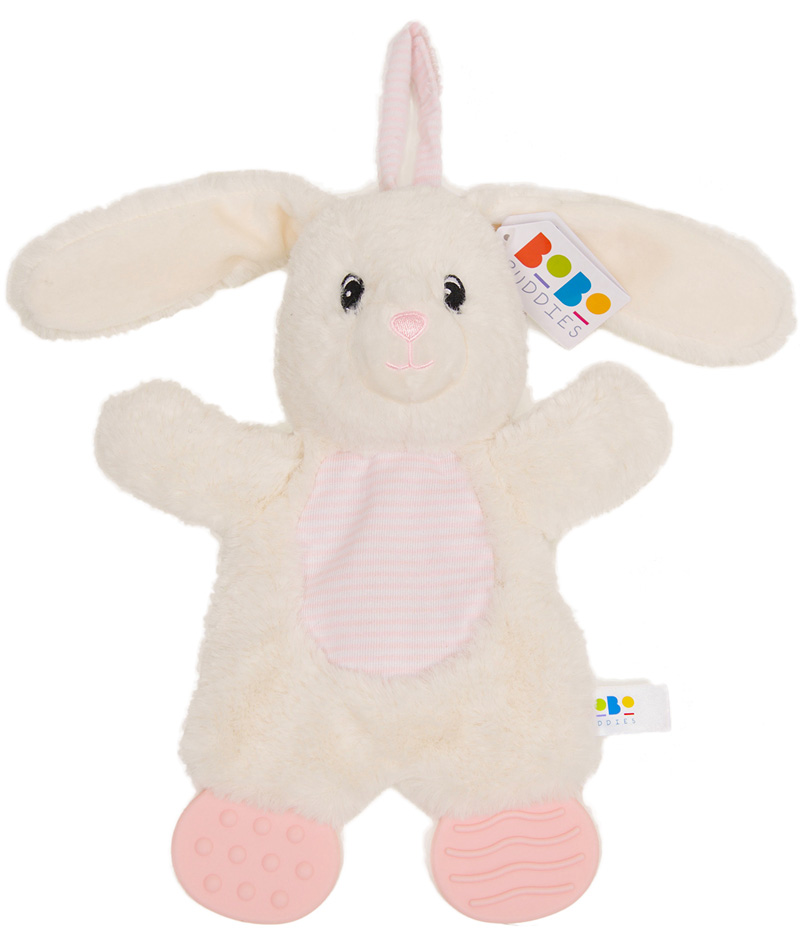 OEM Μασητικό Bobo Teether 18x25εκ. Ροζ Betsie BOB-2TEE-BN - OEM - BOB-2TEE-BN